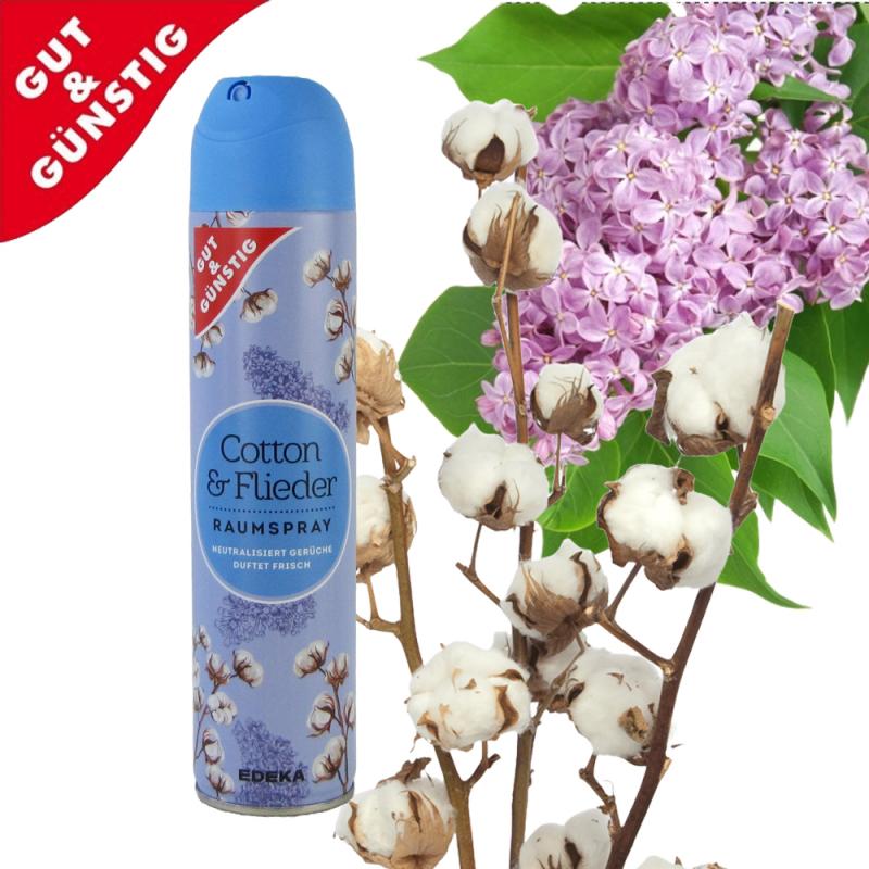 Odświeżacz powietrza Gut&Gunstig EDEKA Cotton&Flieder